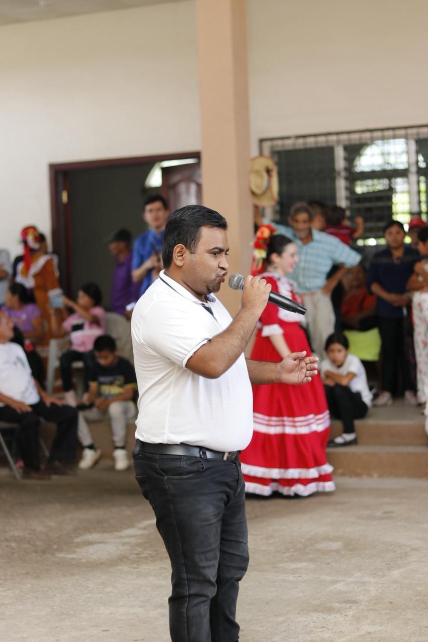 Cantante en presentacion